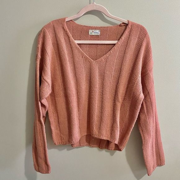 🔔 Old Rose Knit Jacket ($25 for 3 items) - Picture 1 of 8